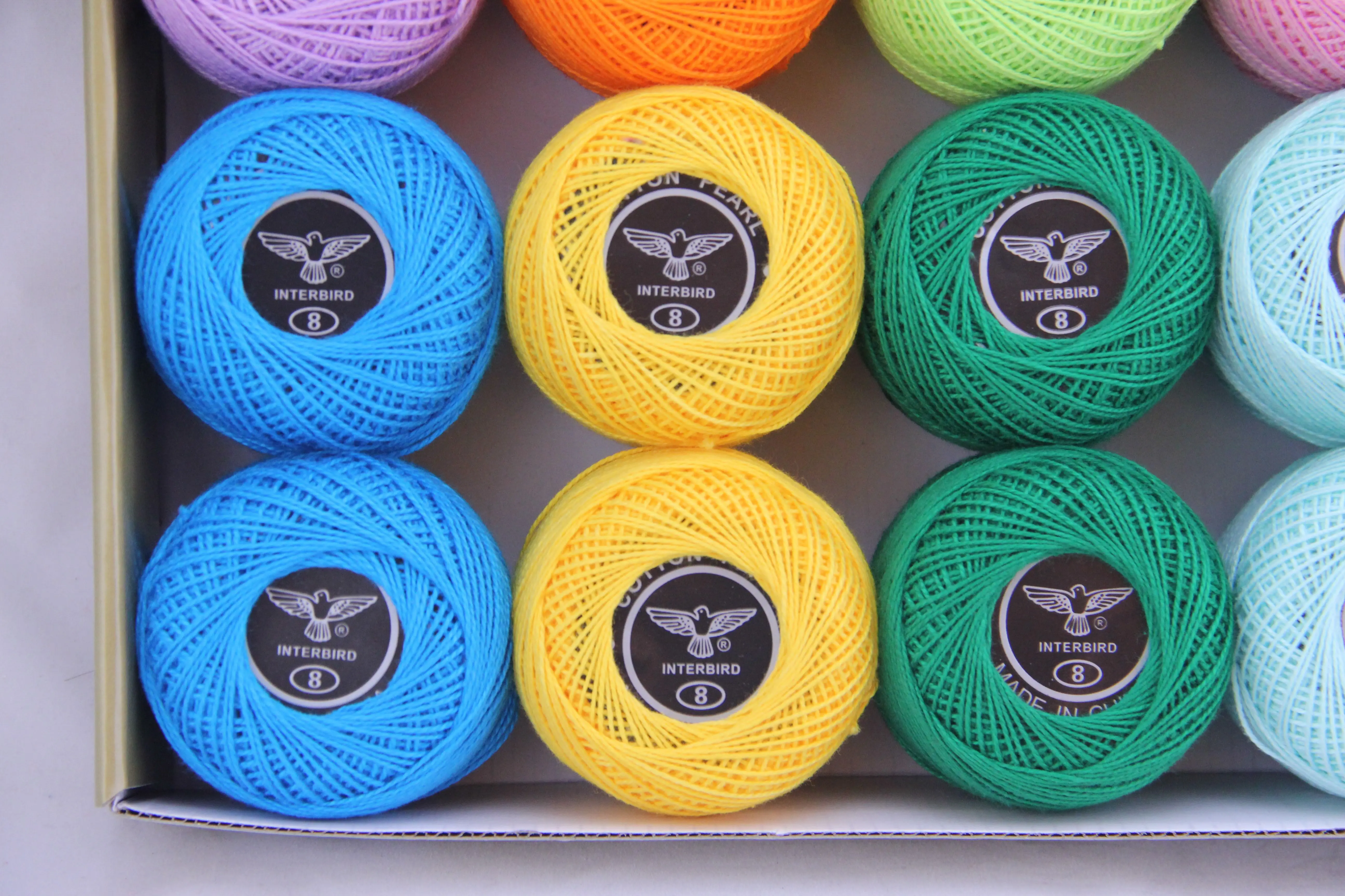 Customized crochet thread cotton for wholesale