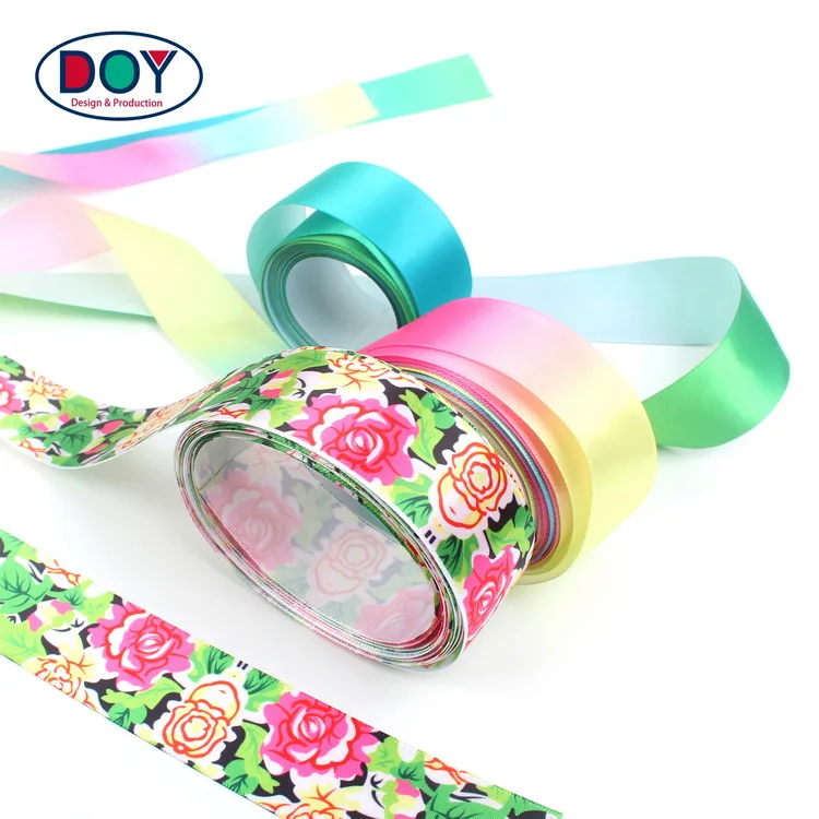 Tape Wholesale Design Custom Colorful Flower Logo Roll Sublimation