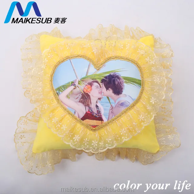 fashion promotional gift cotton neck pillow case for sublimation