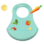 2018 best seller eco-friendly New products high quality eco-friendly No BPA waterproof wholesale silicone baby bibs