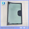 8mm tempered clear float curved glass for car