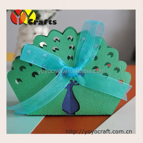 sweet wedding decoration small candy box laser cut wedding gift