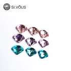 SI.VOUS Wholesale Flat Diamond Design Crystal Pointback Stone Colorful Rhinestone