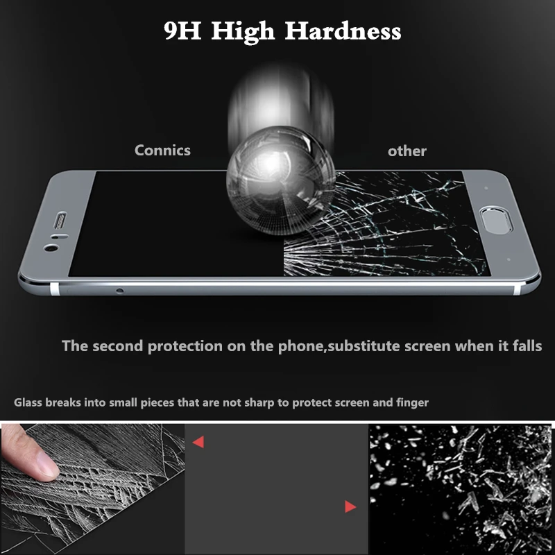 CONNICS-3D-tempered-glass-For-Huawei-honor-9-screen-protector-film-0-3mm-9H-full-cover
