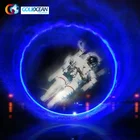 Lake floating projection water screen movie fountain