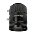 For Industrial Camera Testing Equipments 2/3" C Mount 5MP 12mm Optical Fixed Focus Lens