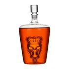 AIHPO06 Decorative Fancy Gift Custom 750ml Empty Unique Skull Shaped Liquor Bottle