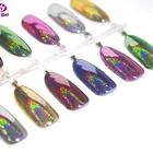 Hot Laser Magic Mirror Powder colorful Holographic Powder For Nail