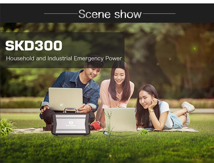 Lithium Battery Portable Power Bank 300W Standby Power Suitcase Solar Power Station - ANKUX.COM