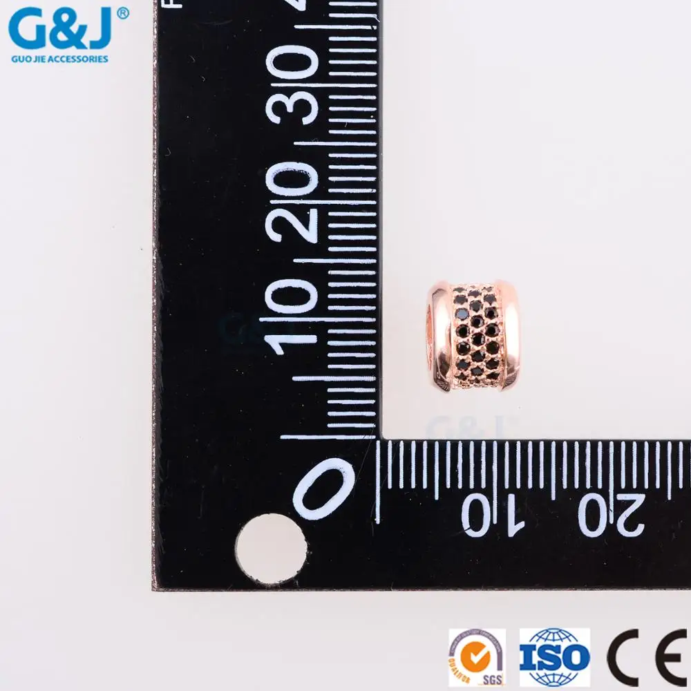 Guojie brand hot selling pendant necklace 2017 new style metal beads and round ring charm gold pendant
