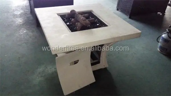 Platz Magnesia Gas Feuerstelle Tisch - Buy Gas Feuerstelle,Gas