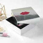 Luxury personal cosmetic makeup lipstick and perfume set packaging gift paper box for Valentine's day