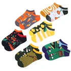 Female Luxury Girl Cartoon Fruit Ankle Cotton Sport Casual Socks for Women