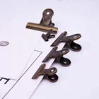 Wholesale Promotion Brass Metal Bulldog Clip For School Office Stationery