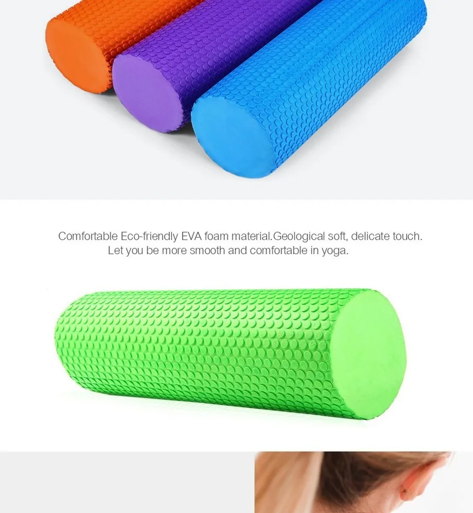 EVA Yoga Massage Roller High Density EVA Yoga Foam Roller Eercise 12 *4"