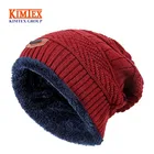 Custom Men's Winter Knitting Skull Cap Wool Warm Slouchy Beanie Hat