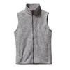 LS641 Mens grey color wholesale fleece vest