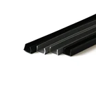 Custom U shape Grey Bump suite PVC plastic profiles