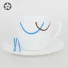 Square opalware dinner set,tea cup & saucer/elegant beautiful part decal ceramic dinnerware sets
