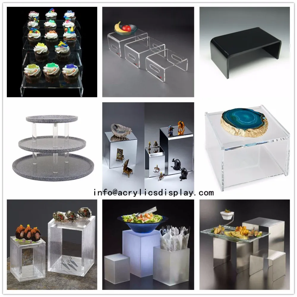 New Arrival hot selling acrylic risers for cosmetic
