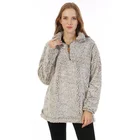 Best seller 2019 in stock sherpa winter 1/4 zipper pullover