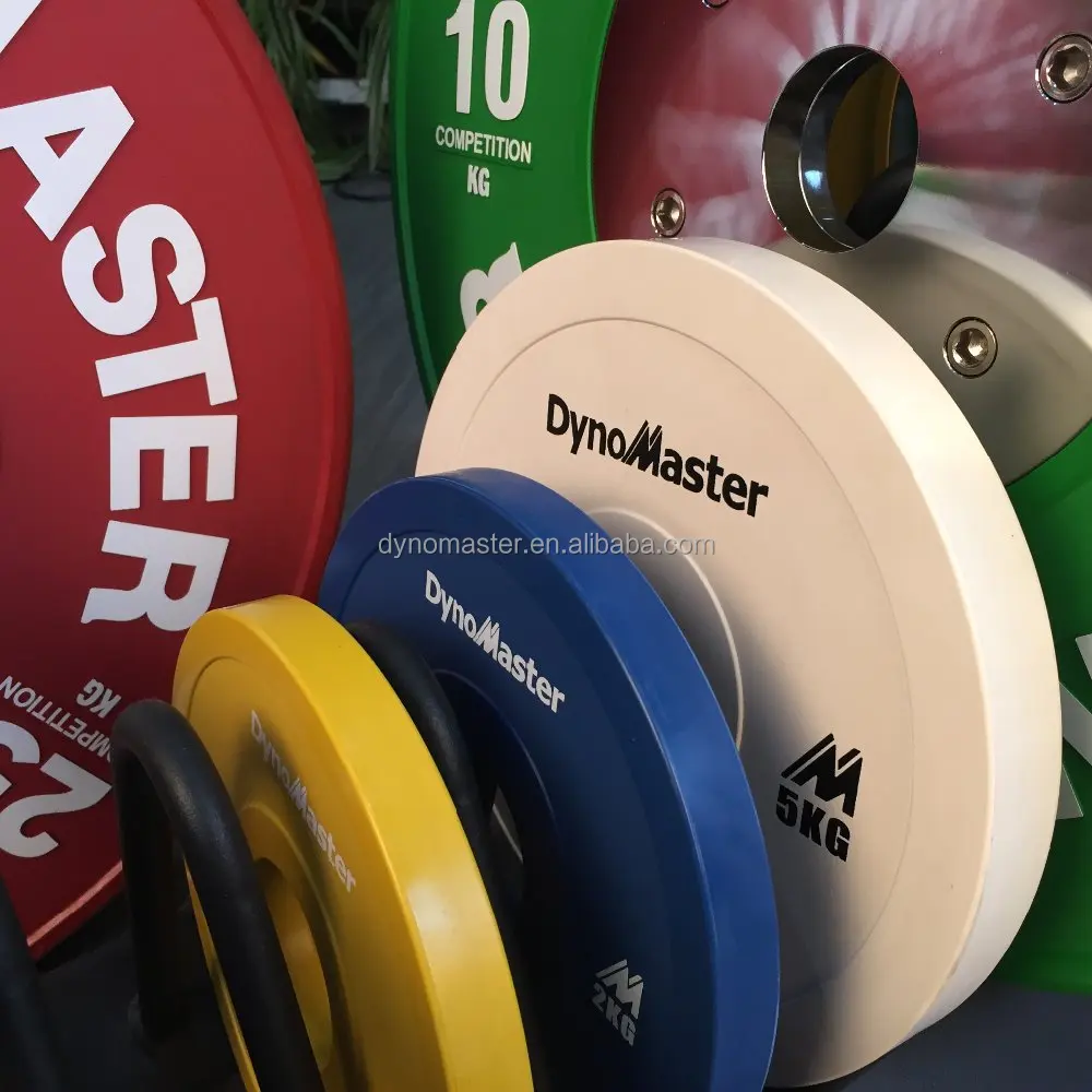 Dynomaster Weight Plate Sets Gym Equipment Powerlifting Bumper Plate