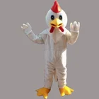 High Quality White Chicken Big Cock Mascot Costume Adult Size