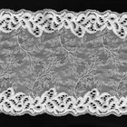 Soft Dream Lovely Black Applique Lace Fabric