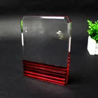APEX Plastic Crystal Clear Acrylic Trophy Base In Blue
