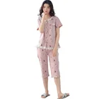 100% cotton superior quality women nighty pyjamas ladies pajamas