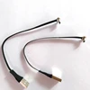 Flat ultra thin micro cable FPC Cable Micro USB 90 degree to usb 2.0 a male cable