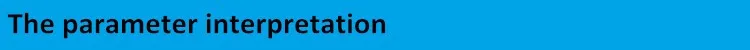 The parameter interpretation