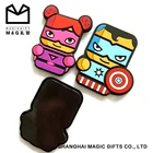 cheap promotion custom 3d rubber emoji cities souvenir wholesale fridge magnet pvc