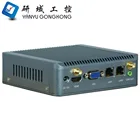 Fanless mini computer intel Quad core J1900 CPU dual ethernet lan nano itx desktop pc