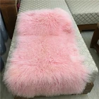 Tibetan Mongolian Lamb Fur Plates white wholesale
