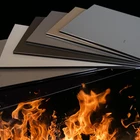 Exterior wall cladding fireproof fire rated aluminum composite panel