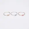 Inspire jewelry fashion simple design Love knot ring women gold stainless steel couple ring