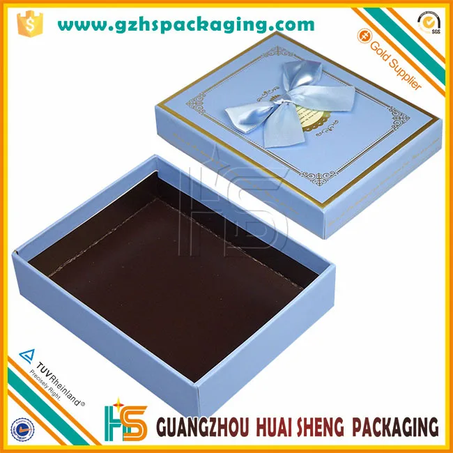 luxury cardboard velvet custom logo printed paper gift box