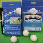 Cold water soluble biodegradable golf ball. Professional manufacturer of only water-soluble materials.
