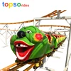 Hot Quality Mini Roller Coaster Caterpillar Rides Thrill Track Train Rides For Sale
