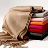 Wholesale china supplier women 100% wool cashmere shawl wraps ladians pashmina scarf