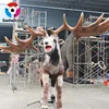 Beatiful Animatronic Animal Life Size Reindeer fiberglass animal statue for Sale