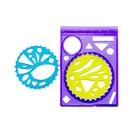 Safety Magic Creative Spiral Art Stencil Sets Kids Educational Diy Toy Ruler Plastic