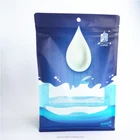 400g resealable stand up pouch for milk packaging wirh zipper lock