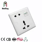 Home White CE SAA CCC 13A 250V New Zealand Standard 3 Plug 2 Hole Wall Outlet