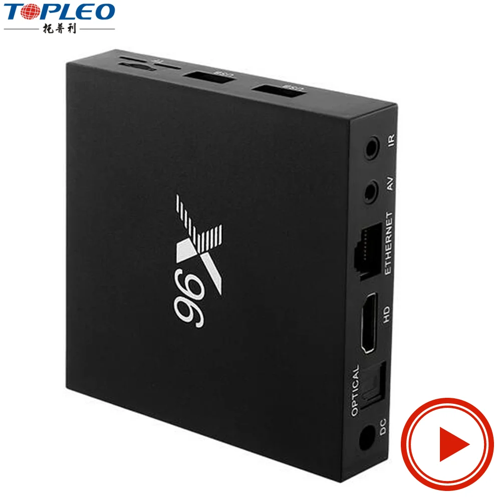Android 7.0 tv box 2gb ram 16gb rom download user manual ir remote control  for x96 OTT android tv box