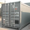 China 40ft top open dry cargo bulk shipping container with rectangular cap