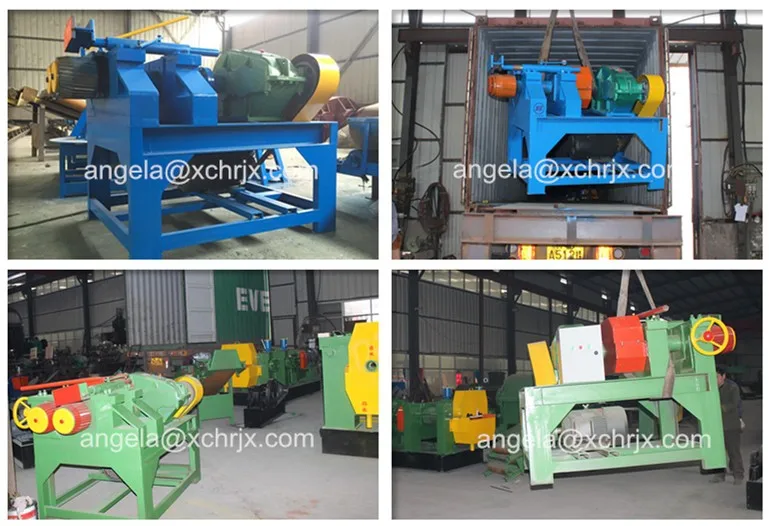 Steel wire separator for tire recycling machine.jpg