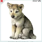 Custom resin animal statue for Interesting Wolf figurine