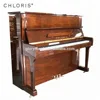 Solid Wood Keyboard Material and Upright Piano Type sliver plated body beautiful shape upright vertical piano HU-118